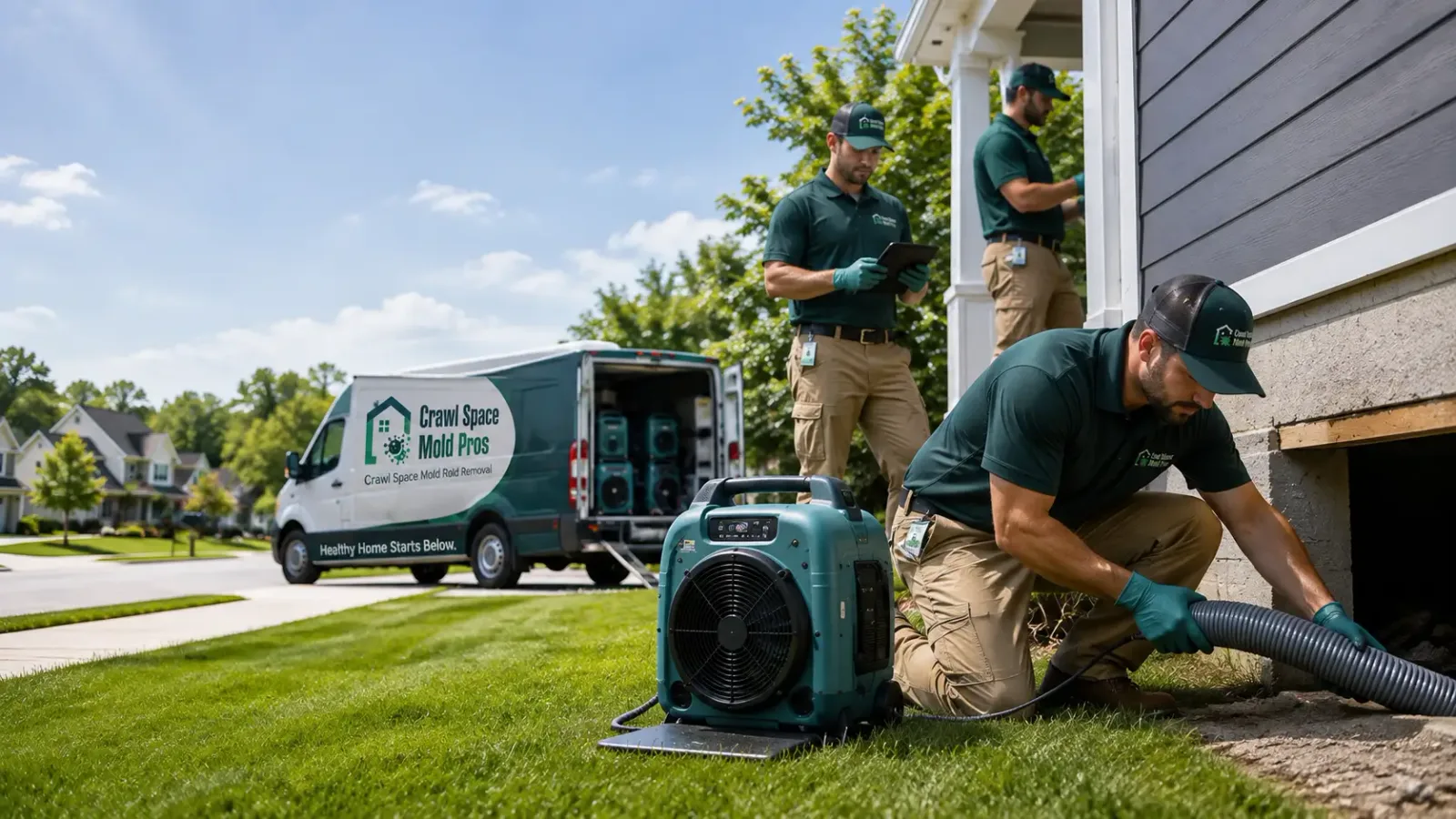 Crawl Space Mold Removal in Zeeland, MI